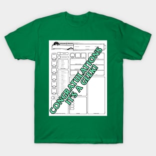 Geek reveal (teal) T-Shirt